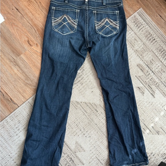 Ariat Women's Dark Blue Boot Cut Jeans - Picture 2 of 2